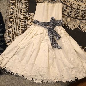 TWO Abercrombie Dresses! Navy and White